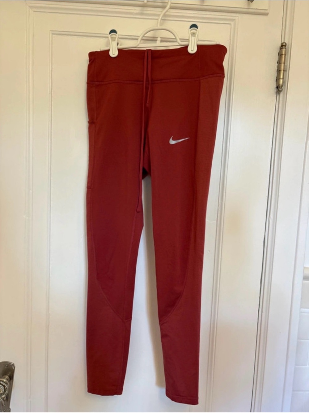 Nike Girls' Brick Red Performance Leggings